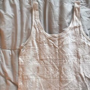 White Lace Tank